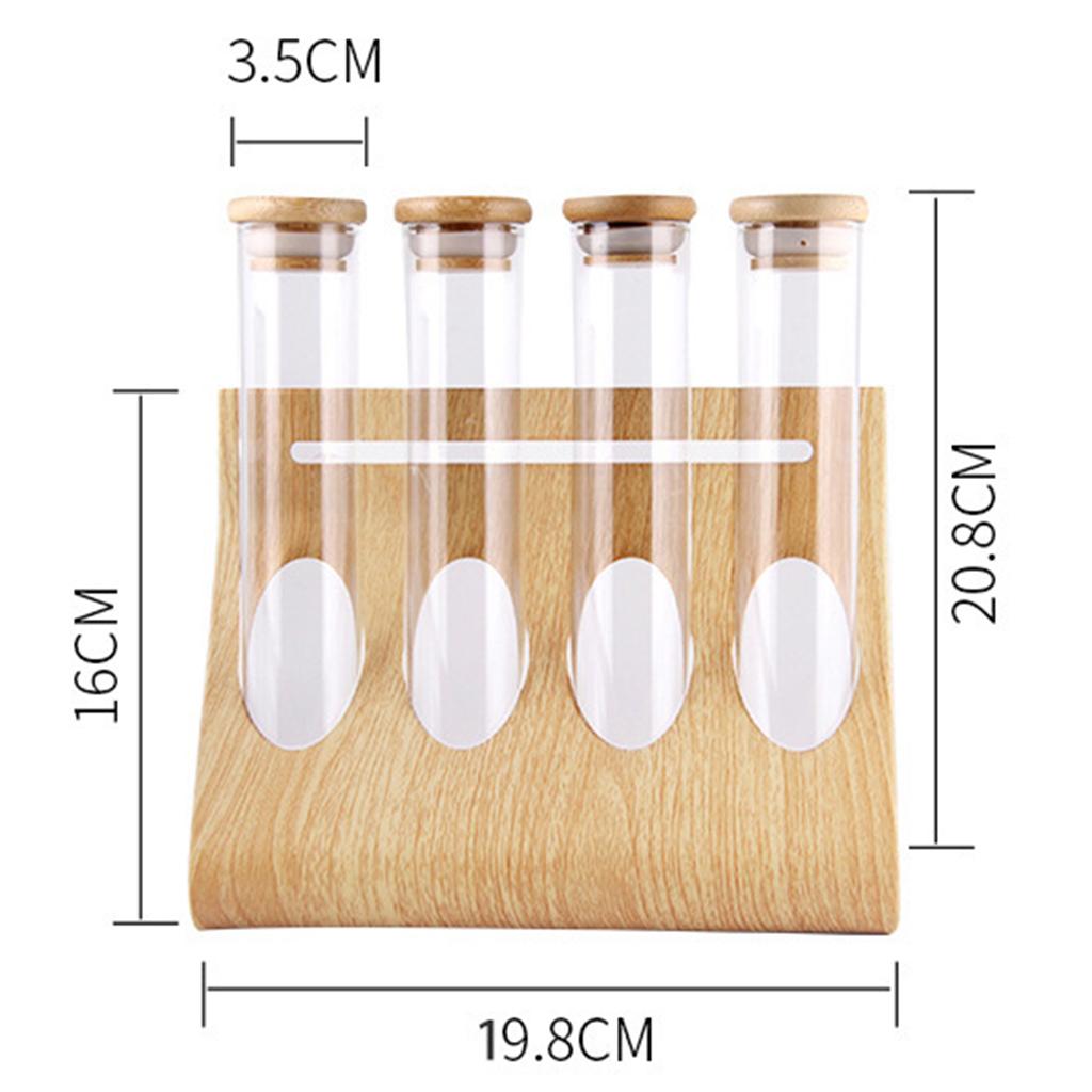 Glass Tube Storage Rack Visibl - Coffee Tea & Jane review and price