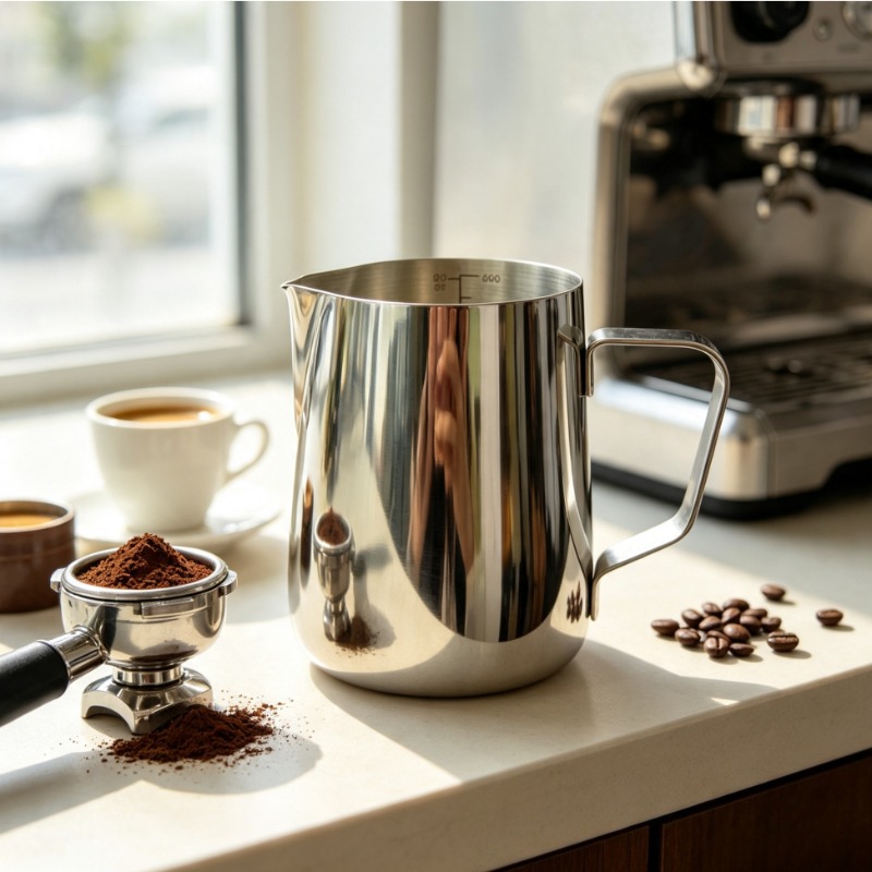 Milk Frothing Pitcher,Stainles - Barista Milk Jug review and price