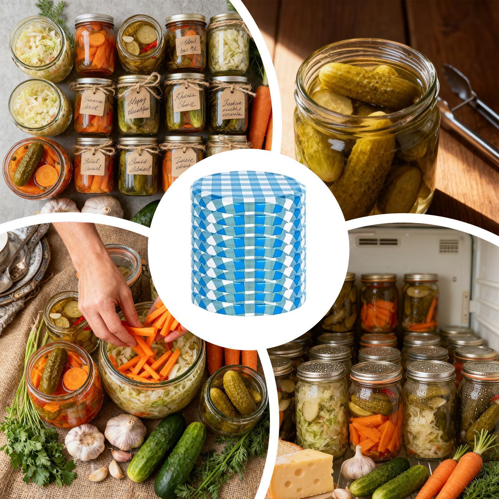 Canning Lids 50 Piece Leak Pro - Coffee Tea & Jane review and price